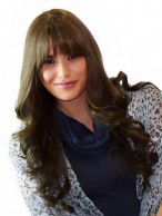 Brown Monofilament Remy Human Hair Wig-WWA328