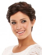 Brown Lace Front Remy Human Hair Wig-WWA333