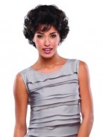Black Capless Remy Human Hair Wig-WWA340