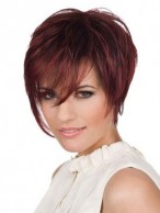 Red Lace Front Remy Human Hair Wig-WWA341