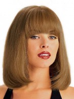 Blonde Monofilament Remy Human Hair Wig-WWA345