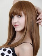 Auburn Capless Remy Human Hair Wig-WWA352