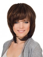 Auburn Capless Remy Human Hair Wig-WWA358