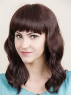 Brown Lace Front Remy Human Hair Wig-WWA360