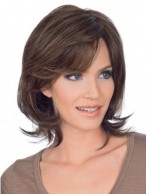 Brown Lace Front Remy Human Hair Wig-WWA361