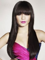 Brown Capless Remy Human Hair Wig-WWA379
