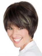 Brown Lace Front Remy Human Hair Wig-WWA396