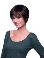 Brown Lace Front Remy Human Hair Wig-WWA427