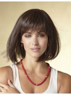 Black Capless Synthetic Wig-WWA428