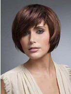 Brown Capless Remy Human Hair Wig-WWA431