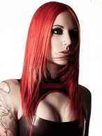 Red Lace Front Remy Human Hair Wig-WWA441