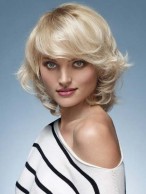 Blonde Capless Remy Human Hair Wig-WWA449
