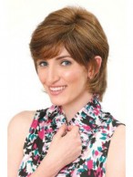 Auburn Capless Remy Human Hair Wig-WWA452