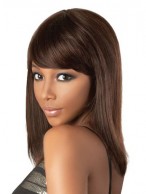 Brown Lace Front Remy Human Hair Wig-WWA456