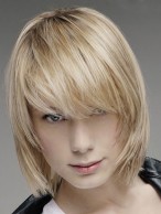Blonde Lace Front Remy Human Hair Wig-WWA458