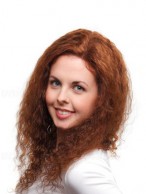 Red Full Lace Remy Human Hair Wig-WWA463