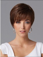 Auburn Capless Remy Human Hair Wig-WWA467