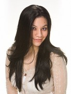 Black Capless Remy Human Hair Wig-WWA470
