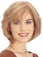 Blonde Monofilament Remy Human Hair Wig-WWA528