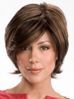 Brown Capless Remy Human Hair Wig-WWA535