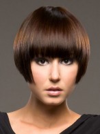 Brown Capless Remy Human Hair Wig-WWA538