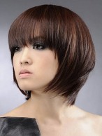Brown Capless Remy Human Hair Wig-WWA539