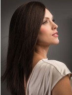 Brown Capless Remy Human Hair Wig-WWA543