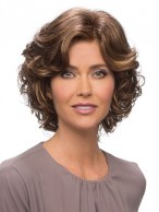 Brown Lace Front Remy Human Hair Wig-WWA546