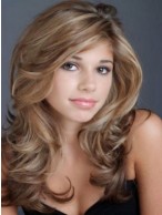 Auburn Lace Front Remy Human Hair Wig-WWA550