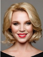 Blonde Capless Remy Human Hair Wig-WWA573
