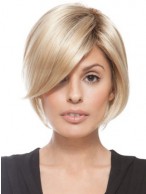 Bob Cut Style Human Hair Capless Wig