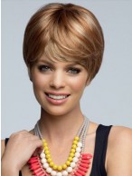 Auburn Capless Remy Human Hair Wig-WWA594