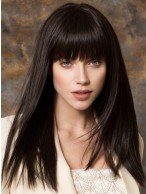 Black Lace Front Remy Human Hair Wig-WWA622