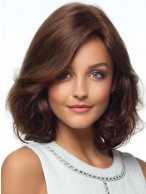 Brown Lace Front Remy Human Hair Wig-WWA626