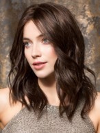 Brown Lace Front Remy Human Hair Wig-WWA643