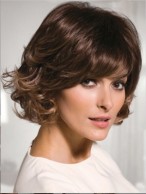 Brown Capless Remy Human Hair Wig-WWA659