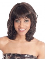 Medium Length Body Curly Wig