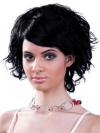 100% Human Hair Capless Short Curly Wig