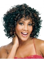 Mid-Length Curly Synthetic Wig