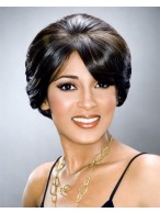 Lace Front Silky Straight Short Wig