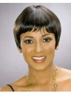 Capless Straight Short Synthetic Wig