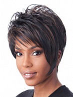 Synthetic Capless Short Hair Wig