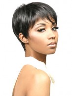Boy Cut Synthetic Capless Wig