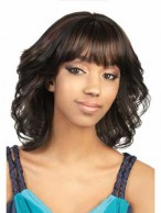 Mid-Length Soft Wavy Layers Synthetic Wig
