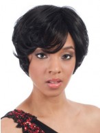 Short Straight Capless Style Synthetic Wig