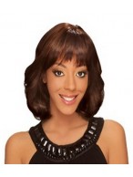 Medium Capless Wavy Synthetic Wig