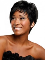 Boy-cut Asymmetrical Short Synthetic Wig