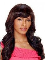 Fashionable Long Wavy African American Wigs