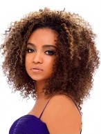 Wig Online Short Curly Brown No Bang African American Lace Wigs for Women 12 Inch