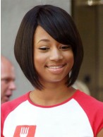 Classic Short Straight African American Wigs for Women